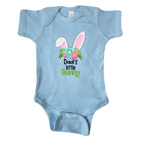

Inktastic Dad s Little Bunny Cute Easter Bunny Ears Gift Baby Boy or Baby Girl Bodysuit
