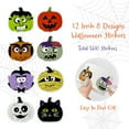 thumbnail image 2 of Wrapables Halloween Sticker Roll, Holiday Stickers for Sealing Cards, Envelopes, Gift Boxes, Festive Party Favors (500pcs), Assorted, 2 of 4