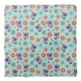 thumbnail image 4 of Bimba Green Snowflake & Pig Kids Pure Silk Printed Head Bandanas Summer Neck Wrap Scarf 40 x 80 Inches, 4 of 6