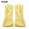 thumbnail image 1 of 1 Paire de Gants Industriels en Latex Résistants aux Acides Gants de Protection, 1 of 6