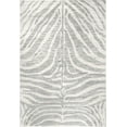 thumbnail image 2 of nuLOOM Royal Contemporary Zebra Stripes Area Rug, 5' x 7' 5", Gray, 2 of 2