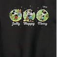 thumbnail image 3 of Disney - Mickey and Minnie Jolly Happy Merry Christmas - Toddler & Youth Crewneck Fleece Sweatshirt, 3 of 5