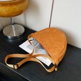 thumbnail image 4 of FLhrweasw Bolsos Cruzados Pana para Mujer Bolso Masa Color Sólido Bolso Bandolera (marrón), 4 of 9