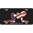 thumbnail image 1 of Mudflap Girl American Style Metal License Plate, 1 of 2
