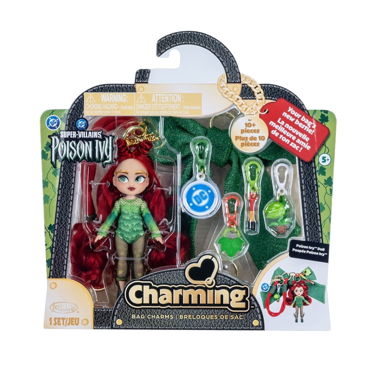 DC Poison Ivy Charming Doll Bag Charm with Accessories - Walmart.com