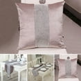 thumbnail image 2 of Coofit Taie d'Oreiller Mode Strass Décor Coussin Housse Housse de Coussin, 2 of 3