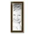 thumbnail image 2 of ArtToFrames 7" x 20" Black Panel With Gold Lip Picture Frame, 7x20 inch Multi Wood Poster Frame (WOM-5092),  Pack, 2 of 7