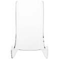 thumbnail image 2 of Plymor Clear Acrylic Flat Back Easel With Shallow Support Ledges, 6" H x 4" W x 3.25" D, 2 of 4