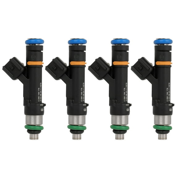 Injectors Kit,SCITOO 4 Holes Fuel Injector fit for 2008-2011 for Ford for Focus 2.0L, 2010-2011 for Ford for Transit Connect 2.0L, Set of 4
