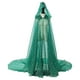 thumbnail image 2 of Capa unisex para mujer, larga, con capucha, para cosplay, Halloween, color liso, 2 of 3