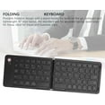 thumbnail image 2 of MYKOMI Foldable Bluetooth Keyboard, Portable Cordless Keyboard with Stand Holder, Rechargeable 67 Keys Ultra Slim Keyboard, Compatible with Phone Tablet Laptop, 2 of 9