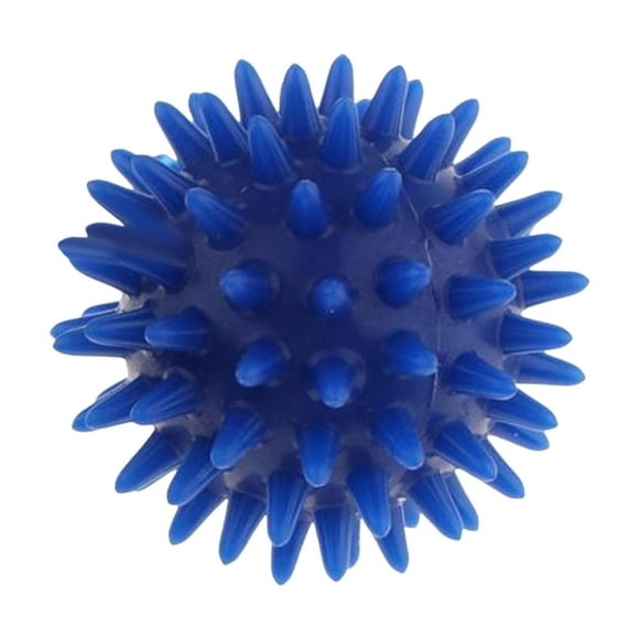 Runquan 2xSpiky Massage Ball Exercise Ball Travel Easy to Carry 6cm Diameter Massage Roller Foot Massage Ball for Feet Soles Head Face Muscles , Blue, 2 Pcs
