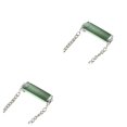 thumbnail image 2 of bedienty Smart Phone Back Clip Portable Adjustable Detachable Anti-lost Anti-corrosive Replacing Travelling Outing Chain Green Silver 2Set, 2 of 6