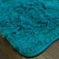 thumbnail image 3 of Plush Faux Fur Shag  Solid Color Rectangle Floor Area Rug 4' x 5', 3 of 3