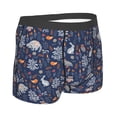 thumbnail image 2 of KLL Autumn Forest2 Men's Cotton Boxer Briefs Underwear-Large, 2 of 8