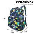 thumbnail image 6 of J World Oz 17" Day Backpack for School and Travel, Cubes, 6 of 6