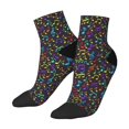 thumbnail image 3 of Salouo Musical Notes Pattern Unisex Middle Tube Socks,Middle-Finger Knee High Socks Over The Calf Tube Stocking Crew Stockings for Women and Men Tube Socks, 3 of 8