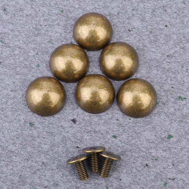 Minkissy 20 Pcs Clous Métalliques Rivets Antique -Bleu pour Projets DIY
