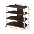 thumbnail image 4 of Convenience Concepts Designs2Go Corner TV Stand for TVs up to 29 Inches, Espresso, 4 of 5