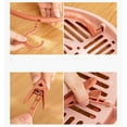 thumbnail image 4 of Round Clothes Hangerwith Clips,Round Drying Rack Clothes Laundry Hangerwith Clips Round Laundry Hangerwith Clips High-Precision Functionality, 4 of 10