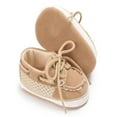 thumbnail image 2 of Infant Sneaker Baby Boy Toddler First Walkers Stitching Straps Soft Bottom Non-slip Casual Shoes, 2 of 7