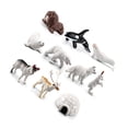 thumbnail image 1 of Bewildely Juego de 10 Uds. De figuras de animales, animales del bosque, juguete para niños, modelos de osos polares en miniatura a prueba de Juguetes, 1 of 6