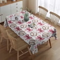thumbnail image 2 of Pink Baseballs and Bows Pattern Rectangle Tablecloth 60"x84",Waterproof Polyester Rectangle Table Cloth, Wipeable Spillproof Polyester Tablecloth for Dining, Camping, Indoor and Outdoor, 2 of 5