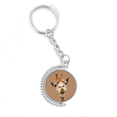 thumbnail image 1 of giraffe camera observation action rotatable keyholder disc accessories chain clip, 1 of 3