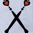 thumbnail image 2 of CafePress - Queen Of Hearts Royal Scepters Baby Football Bodys - Cute Infant Baby Football Bodysuit, 2 of 3