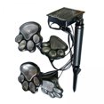 thumbnail image 1 of luces de huellas de patas,luces solares de jardín con estampado de pata al aire libre a prueba de agua,juego de 4 luces de alimentadas por energía solar de bajo voltaje,perro 3 piezas Sunnimix luces de huellas de patas, 1 of 8