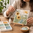 thumbnail image 5 of Psalms of Comfort & Strength Sea Glass Mosaic Art Kit, Beginner Adult DIY Craft Set with Sea Glass, Adhesive, Tweezers & Mini Wooden Easel, Inspirational Tabletop Decor, 5 of 5