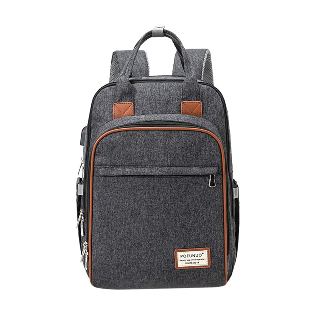 diaper bag backpack with bottle warmer