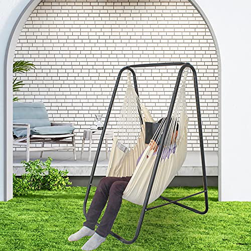 Details about   Portable Hammock Chair Organic Cotton Outdoor Swing Camping Handmade Nursing 