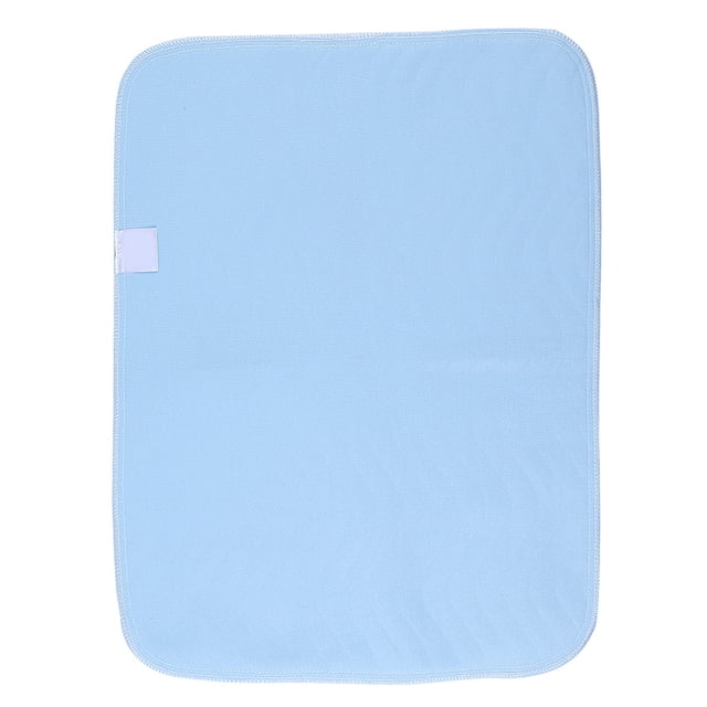 2 almohadillas lavables reutilizables, almohadilla absorbente para adultos, almohadilla para incontinencia, azul, blanco, 45 x 60