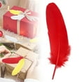 thumbnail image 2 of Red Craft Goose Feathers - 120pcs 3-5inch Red Feathers for DIY Crafts Dream Catchers, Angel Wings and Wedding Party Christmas Home Decoration, 2 of 9