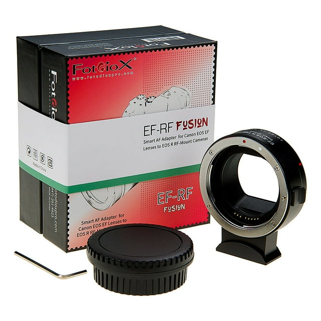 Fotodiox Pro Fusion Adaptateur Intelligent Compatible avec Objectifs Canon EOS EF pour Caméras Canon RF-Mount