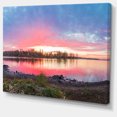 thumbnail image 2 of Design Art - Beau Lever de Soleil d'Automne sur Rivière, 2 of 3