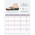 thumbnail image 2 of MEGNYA Orthotic Flip Flops for Women,Plantar Fasciitis Insole Walking Sandals,Supportive Slippers for Pool Work Beach black, 2 of 4