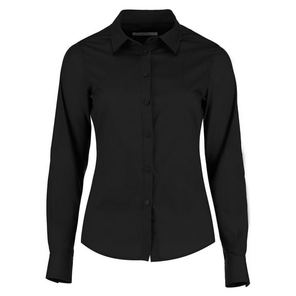 Kustom Kit Womens Long Sleeve Poplin Shirt