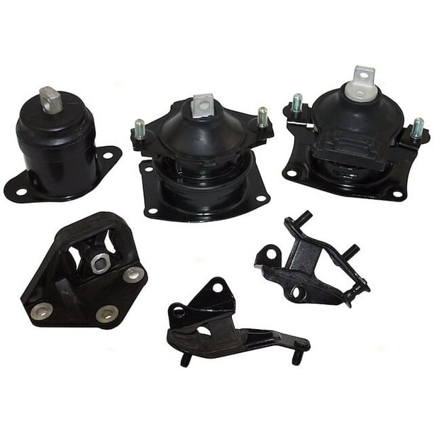 Engine Mount and Transmission Mount Kit 6 Piece Compatible with
