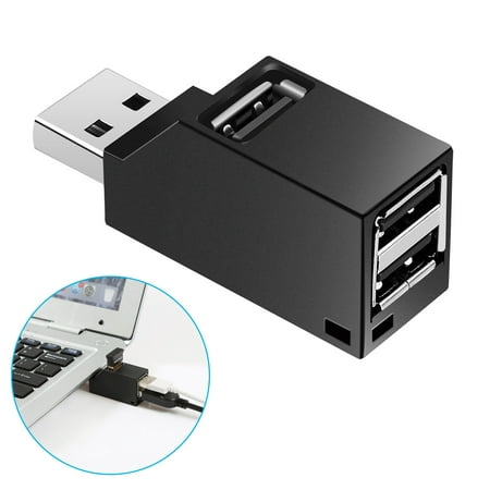 TSV 3 Port USB Hub Mini USB 2.0 High Speed Hub Splitter For PC Notebook Laptop