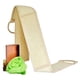 thumbnail image 3 of Bewildely Tira de baño de lufa Natural, y profundo, exfoliante para la piel del cuerpo de la ducha, conveniente para lavar la espalda, Juegos de accesorios de baño beige Bewildely HA7408-00B, 3 of 6