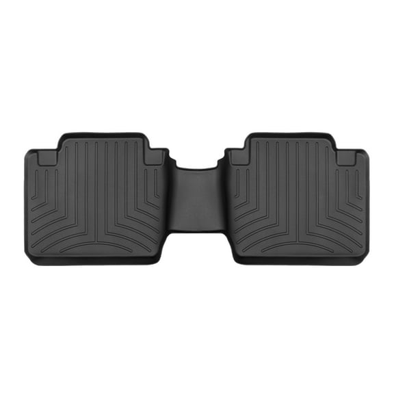 WeatherTech Custom Fit FloorLiners compatible with 2012-2015 Toyota Tacoma - 2nd Row, Black