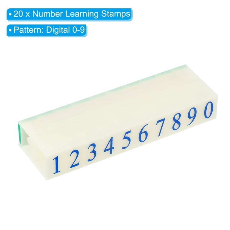 Number stamps 0 - 9