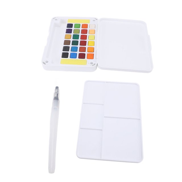 Kit de Arte de Color de Agua, Juego de Pinta de Acuarela 24 Colores Para El Hogar