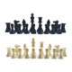 thumbnail image 4 of Juego de ajedrez de 32 piezas, peones lisos de 9,5 cm, piezas de ajedrez real para profesionales, niños, adultos, principiantes y torneos., 4 of 9