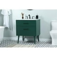 thumbnail image 2 of 30 inch bathroom vanity in Green, 2 of 8