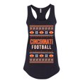 thumbnail image 2 of Wild Bobby City of Cincinnati CIN American Football Fantasy Fan Sports Women Racerback Tank Top, Black, X-Large, 2 of 6