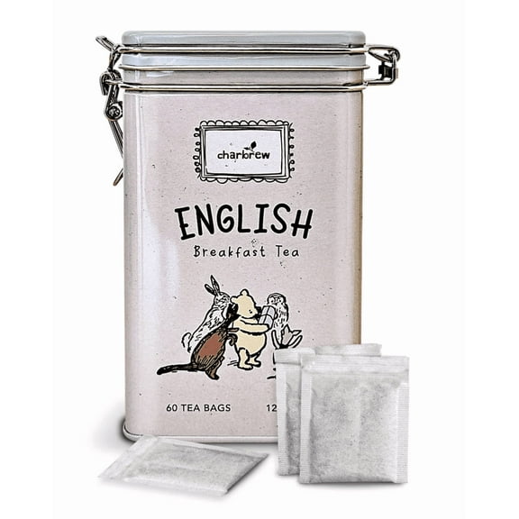 CHARBREW English Breakfast tea 60 bags Black Tea Ceylon bags Real UK tea