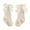 Beige, variant on Baby Girls Knee High Socks Bow Long Stockings Infants Toddlers Ruffled Socks School Uniform Leggings